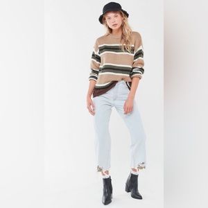 Urban Outfitters Bobby Boyfriend Striped Crewneck Sweater